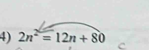 2n^2=12n+80