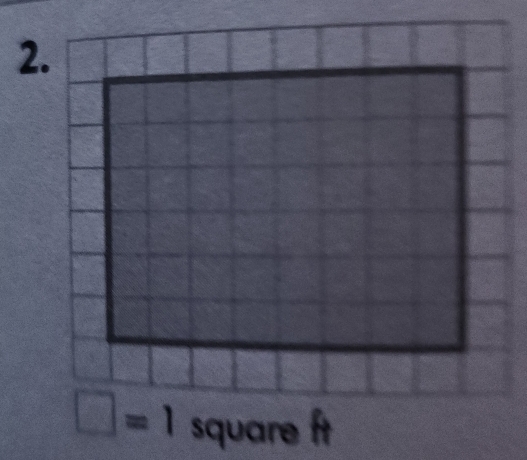 □ =1 square ft