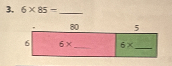 6* 85= _