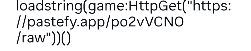 Solved: loadstring(game:HttpGet("https: //pastefy.app/po2vVCNO /raw ...