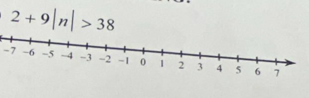 2+9|n|>38
-7