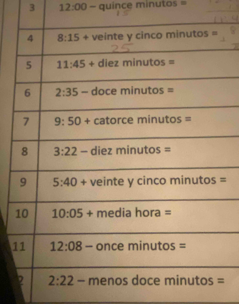 3 12:00 - quince minutos=
=
1