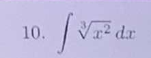 ∈t sqrt[3](x^2)dx