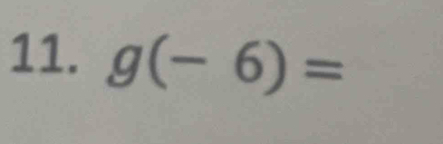 g(-6)=