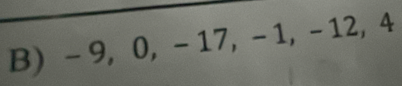 - 9, 0, - 17, - 1, - 12, 4