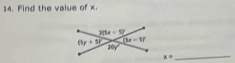 Find the value of x.
_ x=