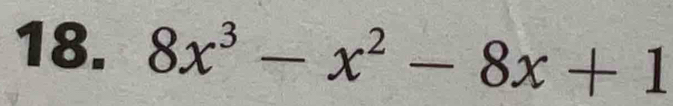 8x^3-x^2-8x+1