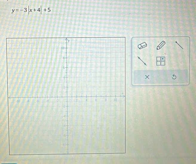 y=-3|x+4|+5
×