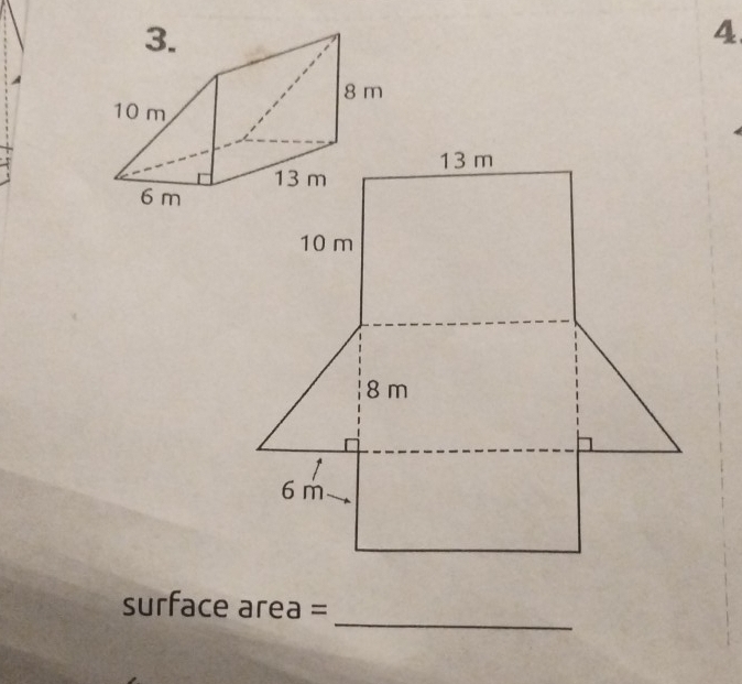 4 
_
surface area =