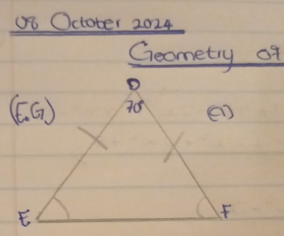 October 2024
Geometry of