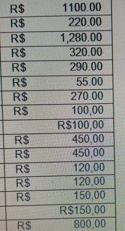 R$ 1100.00
R$ 800,00