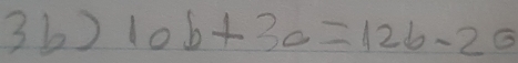 3b) 10b+3c=12b-20