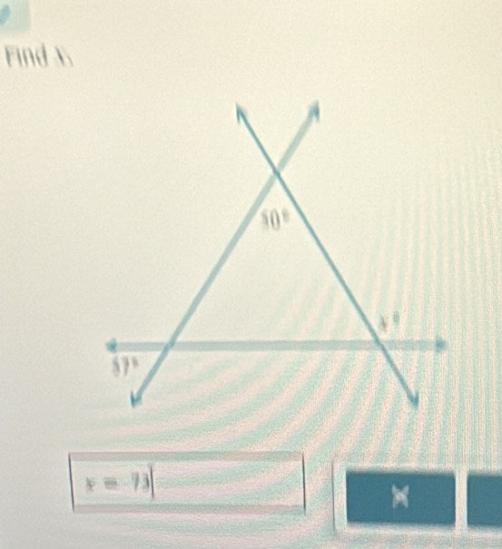 Find x
x=-73|