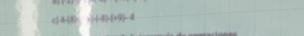 4-(3)=f(-8)(+9)-4
