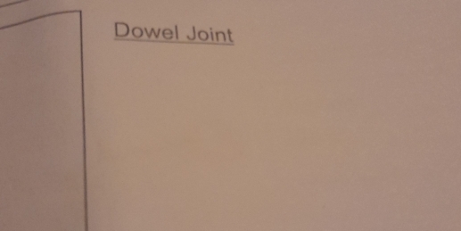 Dowel Joint