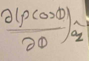 frac 2(pcos varnothing )partial )frac 2