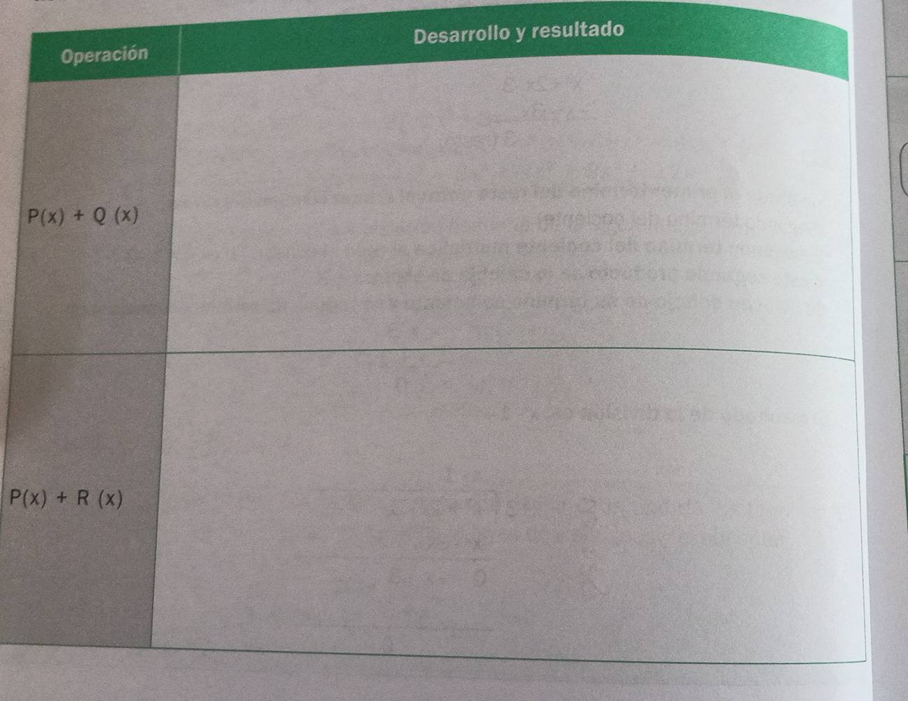 arrollo y resultado