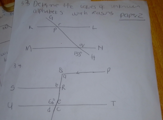 Detne the values of untnon
Ty
w