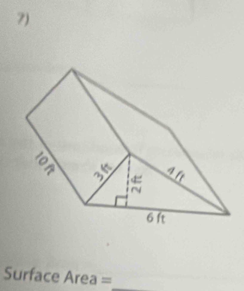 Surface Area =
_