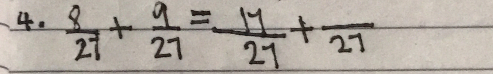  8/27 + 9/27 = 17/27 +frac 27