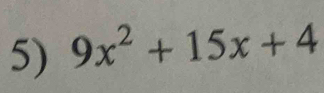 9x^2+15x+4