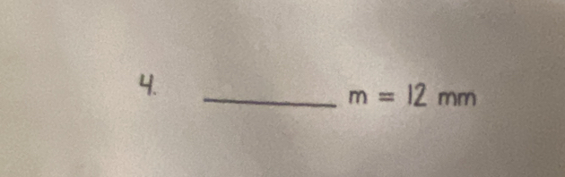 m=1 mm