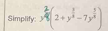 Simplify: (2+,-7)