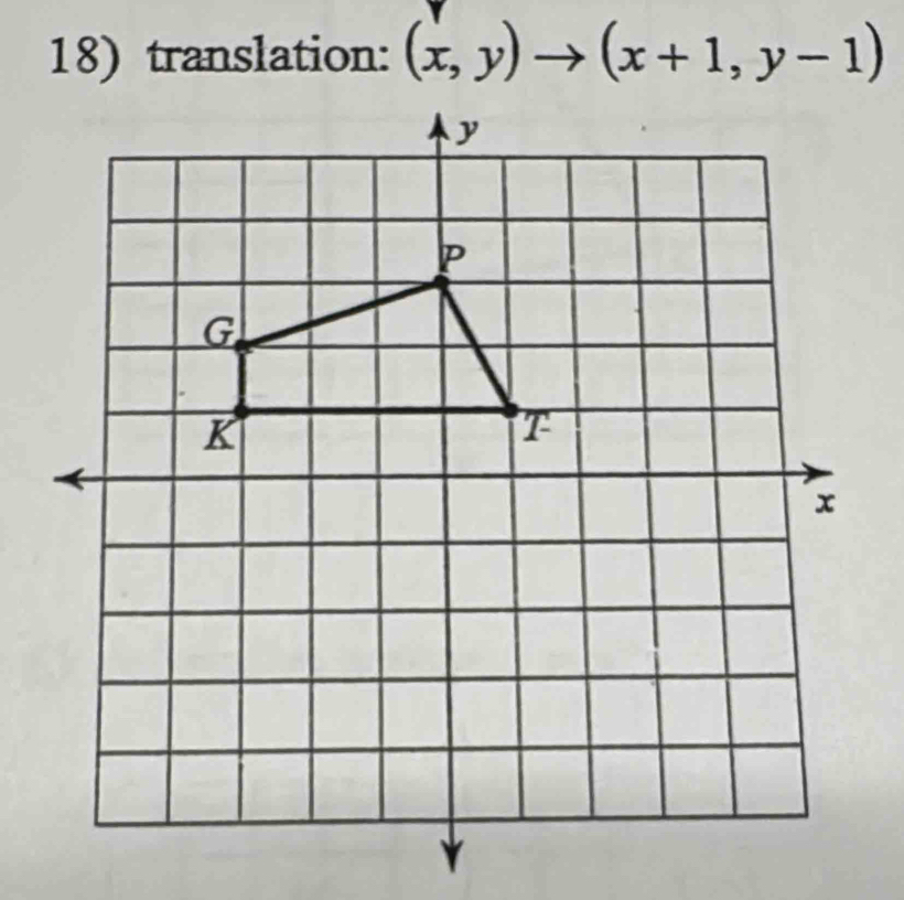 (x,y)to (x+1,y-1)