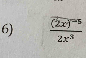 frac (2x)^-52x^3