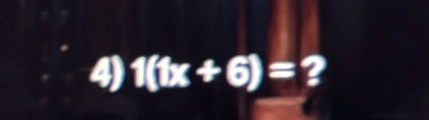 1(tx+6)= ?