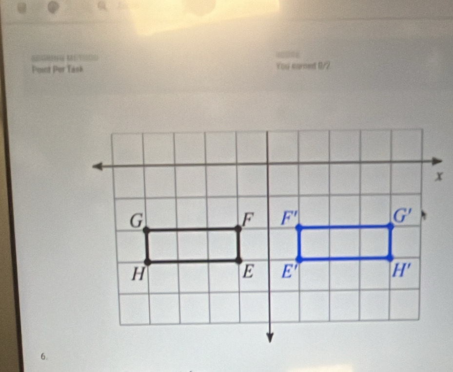 Point Per Task You earsed 0/2
x
6.