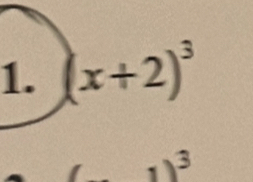 (x+2)^3
□  1)^3