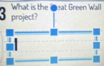 What is the Qeat Green Wall 
project?