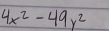 4x^2-49y^2