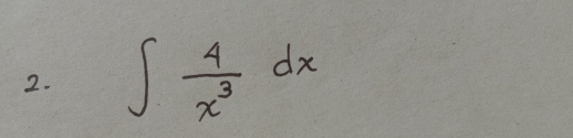 ∈t  4/x^3 dx