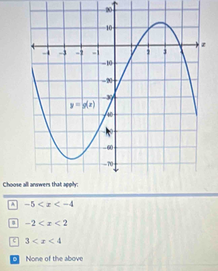 Choose
A -5
B -2
c 3
D None of the above