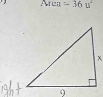 Area =36u^2