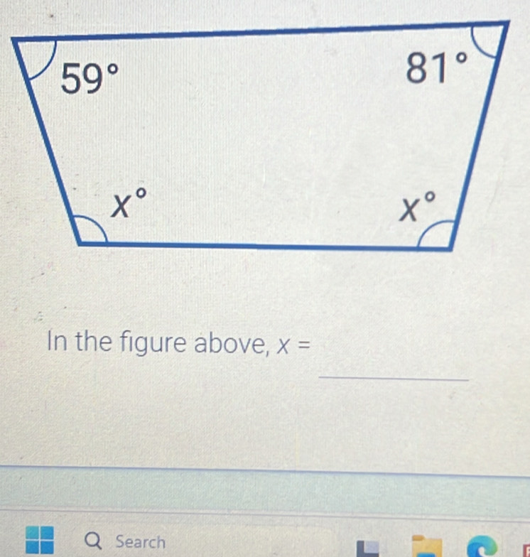 In the figure above, X=
_
Search