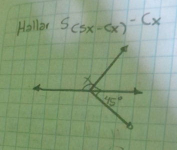 Hallo S_(5x-cx)-cx