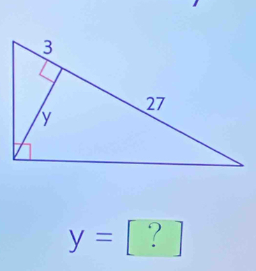 y= ? ]