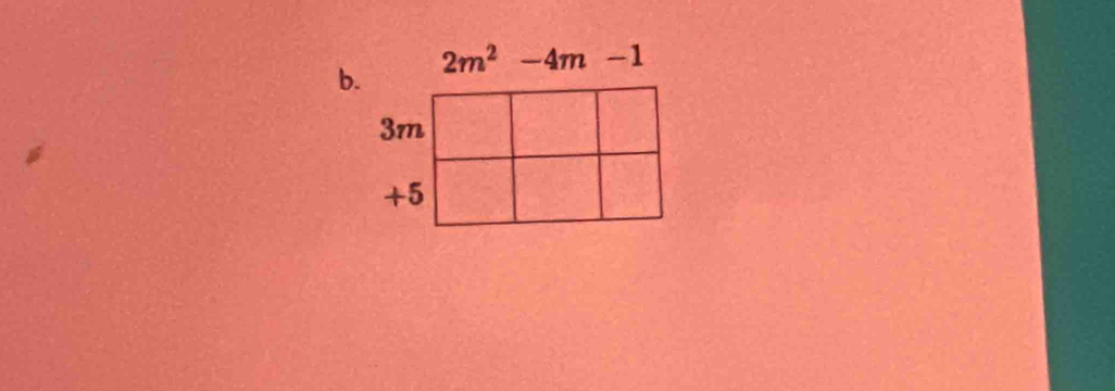 2m^2-4m-1
b