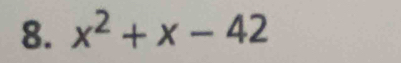 x^2+x-42