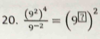 frac (9^2)^49^(-2)=(9^(?))^2