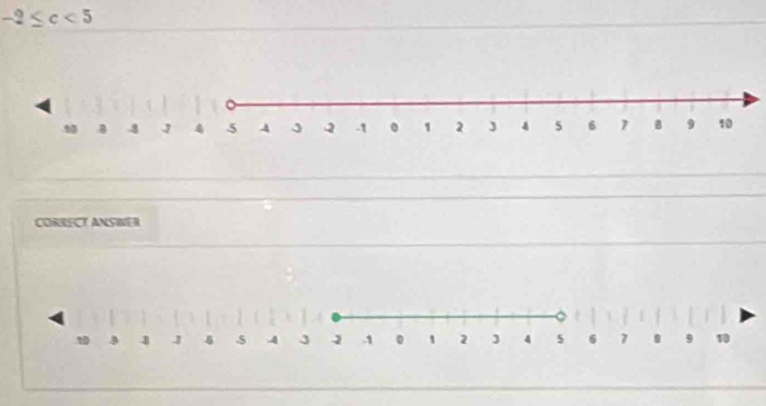 -2≤ c<5</tex> 
CORRECT ANSWER