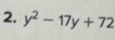 y^2-17y+72