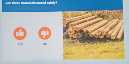 Are these materials stored safely?
YES NO