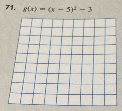 g(x)=(x-5)^2-3