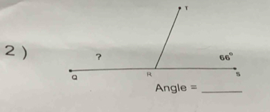 Angle =_