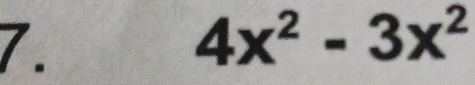 4x^2-3x^2