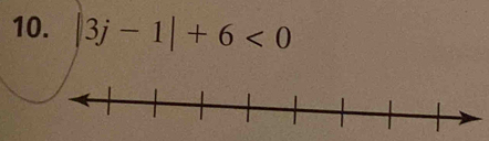 |3j-1|+6<0</tex>